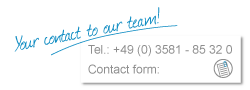 Your contact to our team!